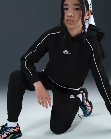 Спортивний костюм підлітковий Nike SPORTSWEAR CLUB FLEECE чорно-білий HQ9318-010