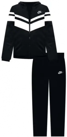 Спортивний костюм підлітковий Nike SPORTSWEAR DRI-FIT HOODED чорно-білий HQ9316-010