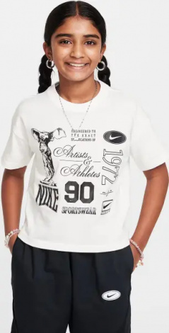 Футболка підліткова Nike SPORTSWEAR DANCE молочна HM6306-133