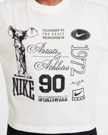 Футболка підліткова Nike SPORTSWEAR DANCE молочна HM6306-133