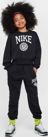 Світшот підлітковий Nike SPORTSWEAR CLUB FRENCH TERRY чорний HJ3373-010