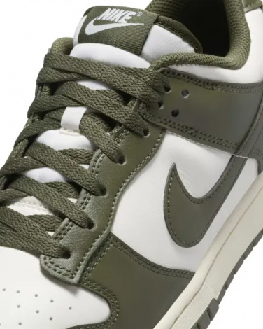 Кросівки Nike DUNK LOW RETRO оливково-білі HF5441-102