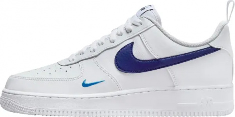 Кроссовки Nike AIR FORCE 1 '07 бело-темно-синие HF3836-100