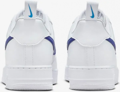 Кроссовки Nike AIR FORCE 1 '07 бело-темно-синие HF3836-100