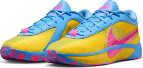 Кросівки баскетбольні Nike GIANNIS FREAK 6 NRG "CANDY FUNHOUSE" жовто-блакитно-рожеві HF1820-700