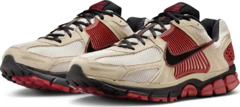 Кроссовки Nike ZOOM VOMERO 5 бежево-красно-черные HF1553-201