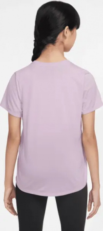 Футболка подростковая Nike ONE FITTED DRI-FIT сиреневая FZ5600-537