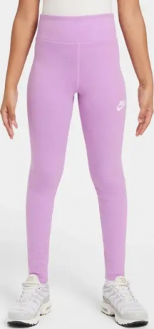 Легінси підліткові Nike SPORTSWEAR CLASSIC HIGH-WAISTED бузкові FZ5583-532