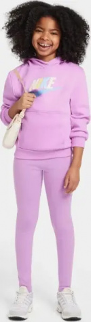 Легінси підліткові Nike SPORTSWEAR CLASSIC HIGH-WAISTED бузкові FZ5583-532