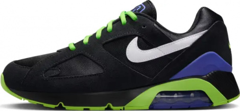 Кросівки Nike AIR 180 QS чорно-салатово-сині FZ3058-001