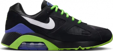 Кросівки Nike AIR 180 QS чорно-салатово-сині FZ3058-001
