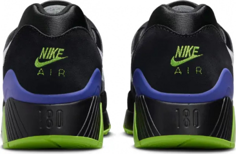 Кросівки Nike AIR 180 QS чорно-салатово-сині FZ3058-001