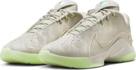 Кросівки баскетбольні Nike LEBRON XXII бежево-лаймові FZ1094-002