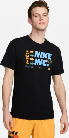 Футболка Nike DRI-FIT FITNESS черная FV8360-010