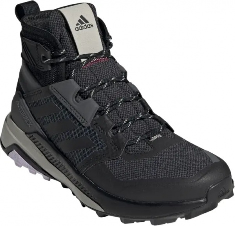 Черевики для хайкінгу жіночі Adidas TERREX TRAILMAKER MID чорно-сірі FU7243