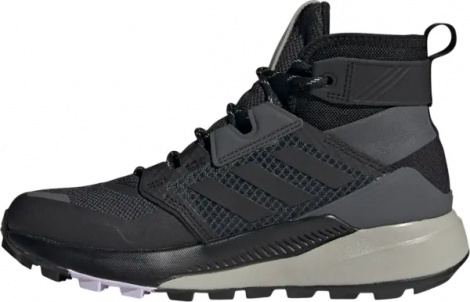 Черевики для хайкінгу жіночі Adidas TERREX TRAILMAKER MID чорно-сірі FU7243