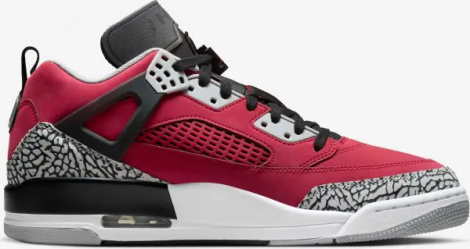 Кросівки Nike JORDAN SPIZIKE LOW червоно-сіро-чорні FQ1759-600