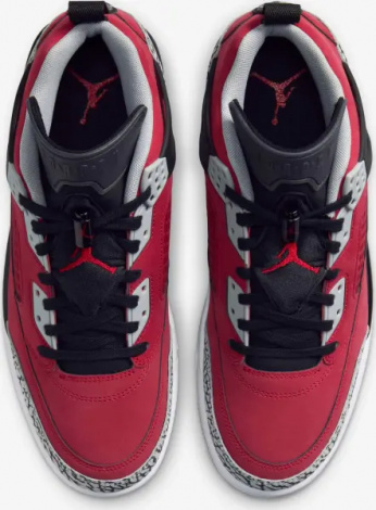 Кросівки Nike JORDAN SPIZIKE LOW червоно-сіро-чорні FQ1759-600