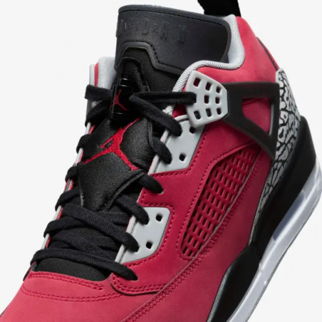 Кросівки Nike JORDAN SPIZIKE LOW червоно-сіро-чорні FQ1759-600