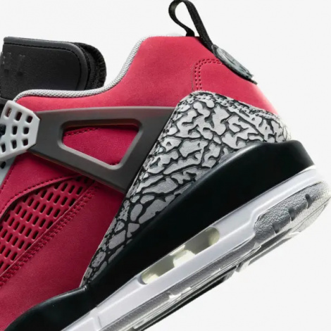 Кросівки Nike JORDAN SPIZIKE LOW червоно-сіро-чорні FQ1759-600