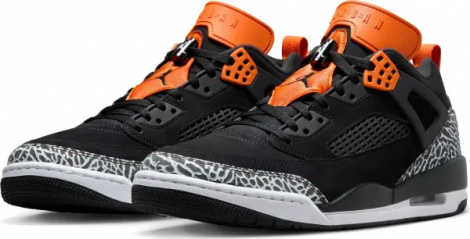 Кросівки Nike JORDAN SPIZIKE LOW чорно-помаранчево-білі FQ1759-008