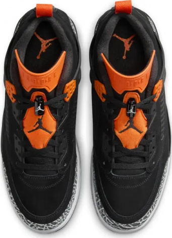 Кросівки Nike JORDAN SPIZIKE LOW чорно-помаранчево-білі FQ1759-008