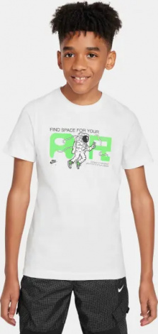 Футболка подростковая Nike SPORTSWEAR белая FN9618-100