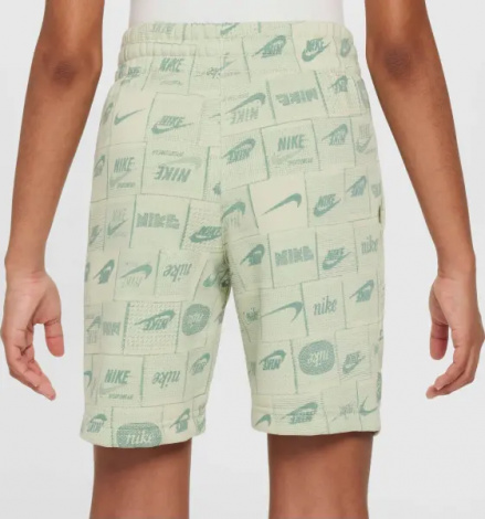 Шорти підліткові Nike SPORTSWEAR CLUB FRENCH TERRY світло-зелені FN8743-371