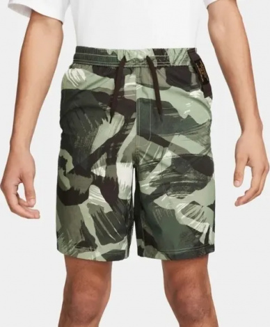 Шорти Nike FORM DRI-FIT 23CM UNLINED VERSATILE оливково-зелений камуфляж FN3046-386