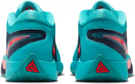 Кросівки баскетбольні Nike GIANNIS FREAK 6 бірюзово-темно-бірюзово-червоні FJ7792-300
