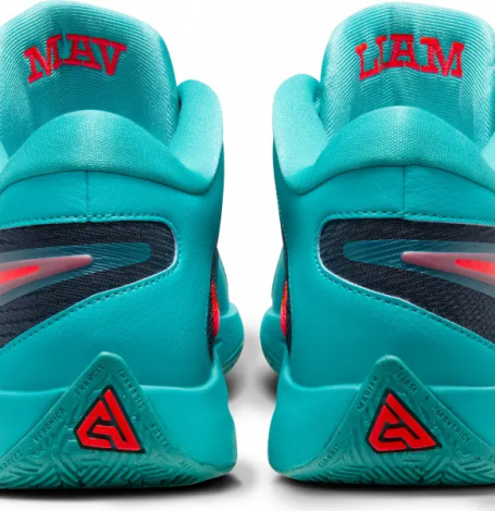 Кросівки баскетбольні Nike GIANNIS FREAK 6 бірюзово-темно-бірюзово-червоні FJ7792-300