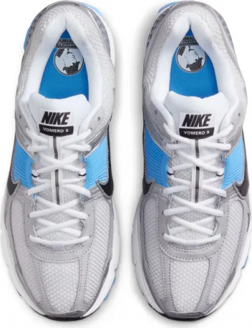 Кросівки Nike ZOOM VOMERO 5 сіро-синьо-срібні FJ4151-101