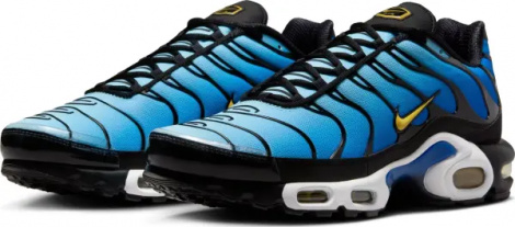 Кросівки Nike AIR MAX PLUS OG синьо-чорно-жовті DX0755-001
