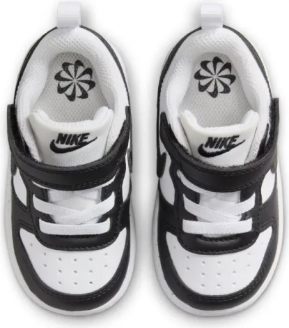 Кросівки дитячі Nike COURT BOROUGH LOW RECRAFT (TD) біло-чорні DV5458-131