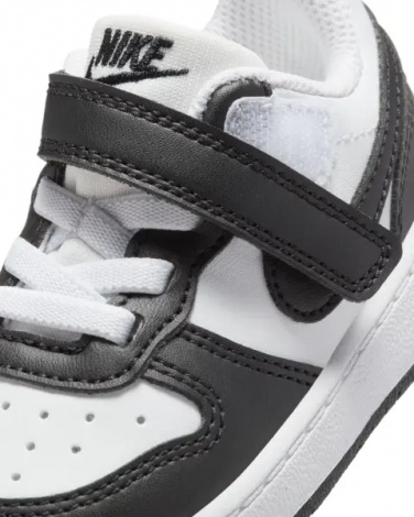 Кросівки дитячі Nike COURT BOROUGH LOW RECRAFT (TD) біло-чорні DV5458-131