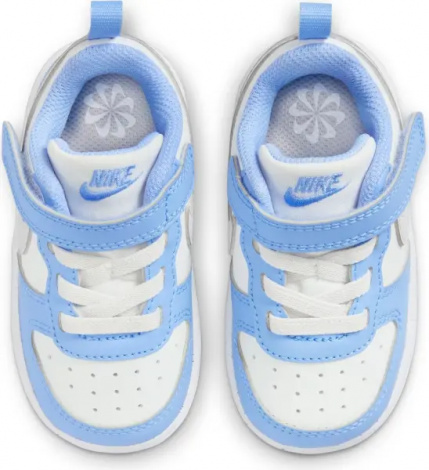 Кросівки дитячі Nike COURT BOROUGH LOW RECRAFT (TD) блакитно-білі DV5458-128