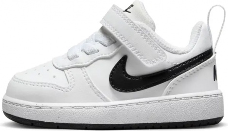 Кросівки дитячі Nike COURT BOROUGH LOW RECRAFT (TD) біло-чорні DV5458-104