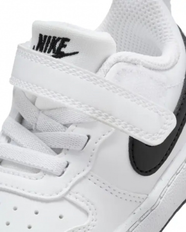 Кросівки дитячі Nike COURT BOROUGH LOW RECRAFT (TD) біло-чорні DV5458-104