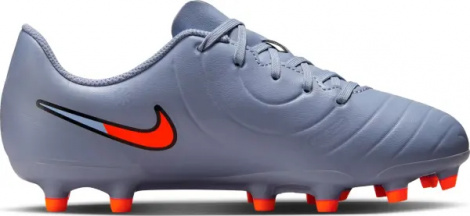 Бутси дитячі Nike JR TIEMPO LEGEND 10 CLUB FG/MG димчасто-блакитно-помаранчеві DV4352-402