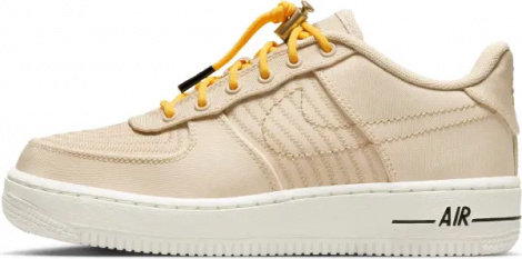 Кросівки підліткові Nike AIR FORCE 1 LV8 3 (GS) бежево-жовті DV1622-100
