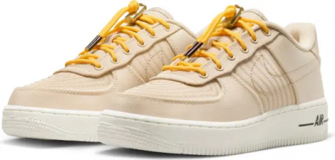 Кросівки підліткові Nike AIR FORCE 1 LV8 3 (GS) бежево-жовті DV1622-100