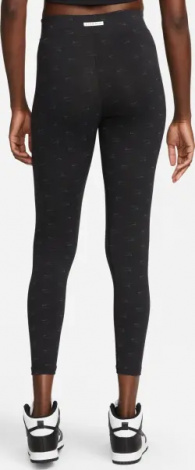 Легінси жіночі Nike AIR HIGH-WAISTED PRINTED чорні DQ6573-010
