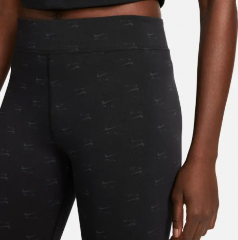 Легінси жіночі Nike AIR HIGH-WAISTED PRINTED чорні DQ6573-010