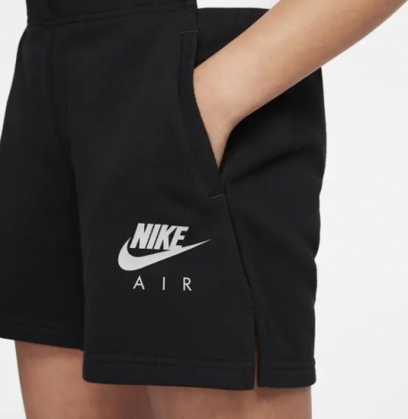 Шорти підліткові Nike AIR FRENCH FRENCH TERRY чорні DM8218-010