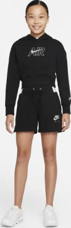 Шорти підліткові Nike AIR FRENCH FRENCH TERRY чорні DM8218-010
