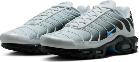 Кросівки Nike AIR MAX PLUS біло-чорно-блакитні DM0032-015