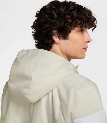 Вітровка Nike SPORTSWEAR WINDRUNNER HOODED JACKET салатово-бежево-біла DA0001-701