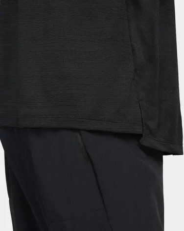 Лонгслів для бігу Nike DRI-FIT MILER чорний CU0318-010
