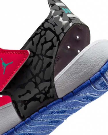 Сандали детские Nike JORDAN FLARE (PS) красно-бело-сине-серые CI7849-603