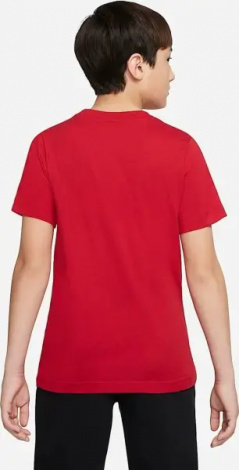 Футболка підліткова Nike SPORTSWEAR JDI SWOOSH червона AR5249-687